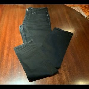 Men’s Black Guess Jeans Size 31 with Rip